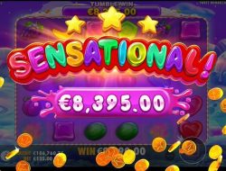 The exciting and entertaining Sweet Bonanza slot game